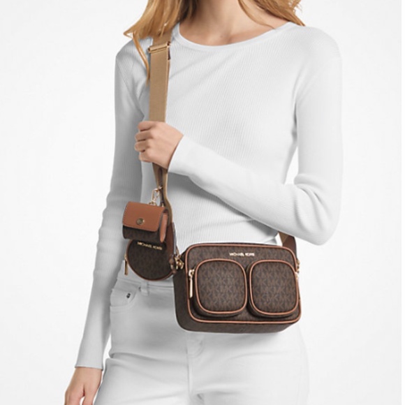 NWT $498 Michael Kors detachable 3-piece bag - Picture 1 of 15